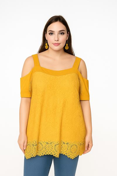 Immagine di LACE TOP WITH COLD SHOULDER